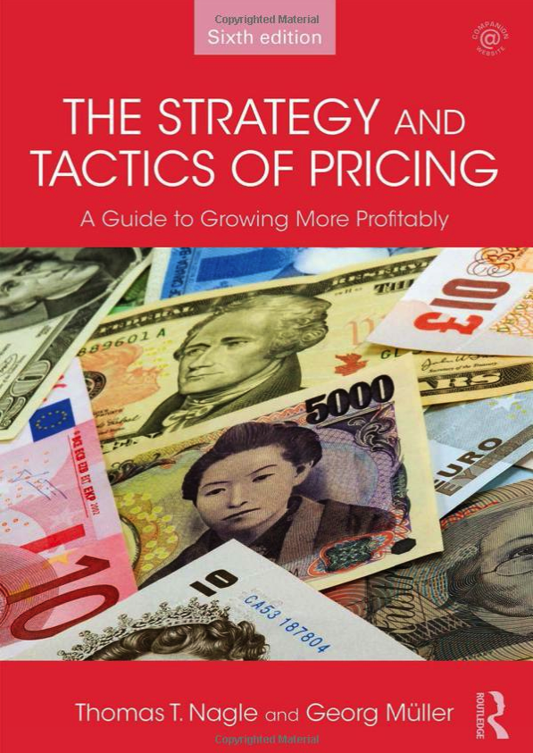 Strategy and Tactics of Pricing